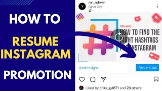 How To Resume / Delete / Edit on Instagram Promotion in 2 CLICK in 2022 🔥