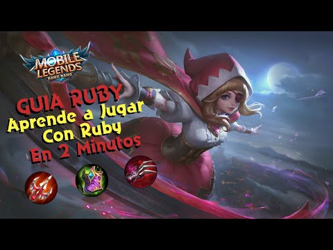 COMO JUGAR CON RUBY, Ruby build, GUIA RUBY, Ruby tutorial | MOBILE LEGENDS