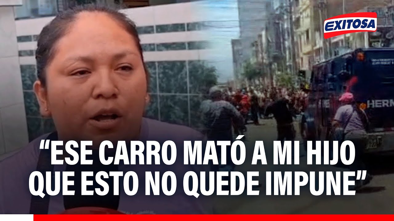 🔴🔵"Ese carro entró y mató a mi hijo": Madre de menor que murió atropellado en Gamarra pide justicia