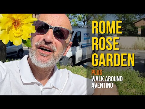 Rome Rose Garden Plus Walk Around Aventino Neighborhood