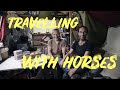Travelling At Horse Pace Living On The Road With A Gypsy Wagon Pulled By Horses