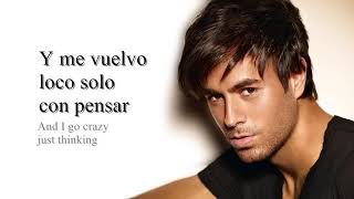 Enrique Iglesias   Quizas Lyrics Spanish; English