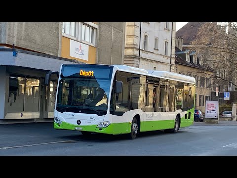 Mercedes Benz Citaro C2 LE Ü sur la ligne 303 direction patinoire