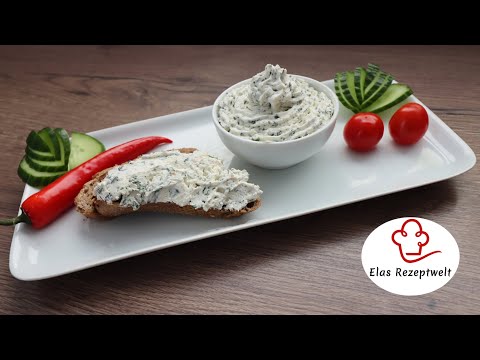Kräuterfrischkäse á la Bresso / Herb Cream Cheese a la Bresso.