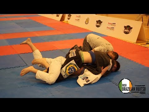 Blue Absolute Final - Gerry Smyth VS Richard Bukovcsan - IIBJJF Dublin BJJ Championships 14