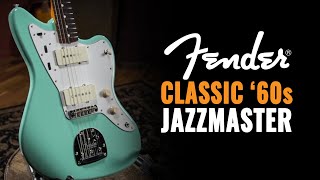 Fender Classic '60s Jazzmaster Lacquer Surf Green Guitar | CME Gear Demo | Brian Westfall