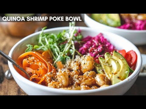 Shrimp Quinoa Poke Bowl (Gluten Free Dairy Free Soy Free) Recipe