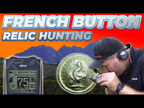 Unique French Button Discovered While Metal Detecting!