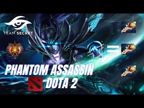 DOTA 2 MATUNBAMAN [phantom assassin] SECRET VS ALLIANCE PRO GAMER 2020