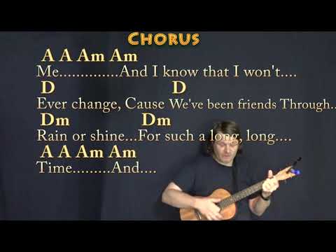 Beautiful (Gordon Lightfoot) Bariuke Cover Lesson in A with Chords/Lyrics