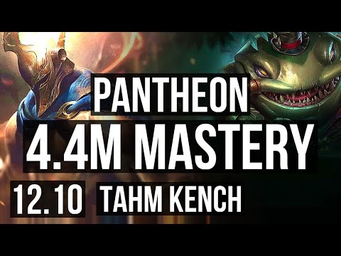 PANTHEON vs TAHM KENCH (TOP) | 4.4M mastery, 800+ games, 5/2/11 | KR Diamond | 12.10