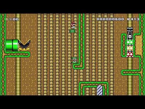 Spring Into Action Puzzle by starface - Super Mario Maker - No Commentary 1bn