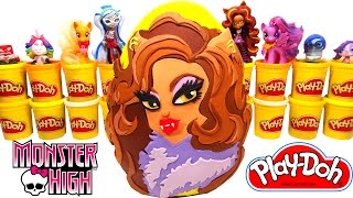 Monster High Clawdeen Wolf Sürpriz Yumurta Oyun Hamuru - MLP LPS Shopkins Hello Kitty