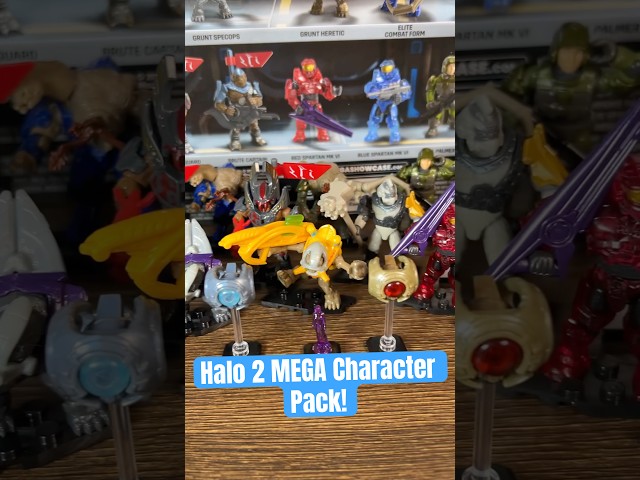 Vídeo relacionado con Mega Halo, Conjunto de construcción con Figuras de acción, Pack de Personajes con 339 Piezas, articulación Que Puede Adoptar Poses, 5cm de Altura, Coleccionable para niños y niñas o Adultos, HXL07