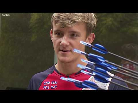 Teenage archer shooting for gold at the European Junior Championships | ITV News