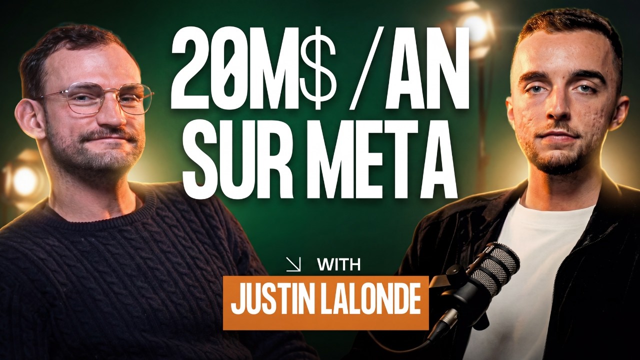 Miniature de l'épisode : Justin Lalonde : 20 M$ en Ads, tout le monde se trompe avec Andromeda