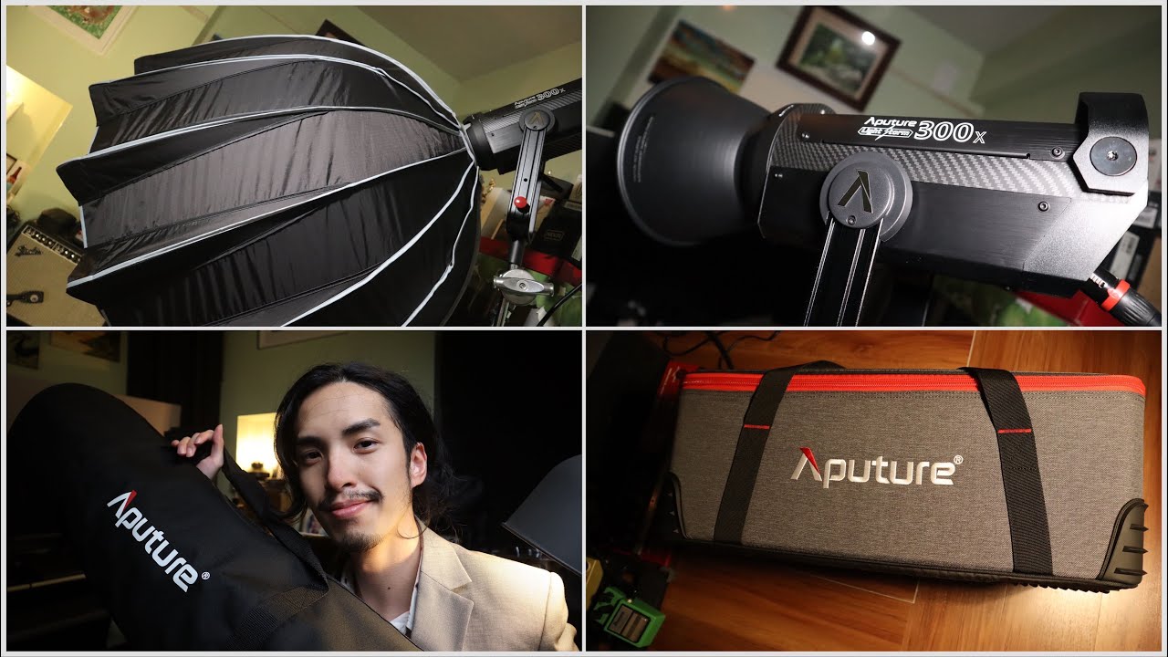 Aputure Light Storm 300x LS300X 棚燈安裝全過程教學＆使用心得！ 柔光罩 lightdome2 攝影棚燈 攝影燈