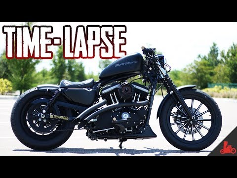 Custom Harley-Davidson Iron 883 TIME LAPSE! ⏰