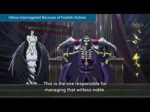 Ainz Interrogating Hilma Because Accusation of Stolen Goods & Betrayal | Overlord Season 4 Episode 8