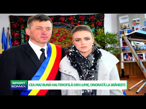 CEA MAI BUNA HALTEROFILA DIN LUME ONORATA LA IBANESTI
