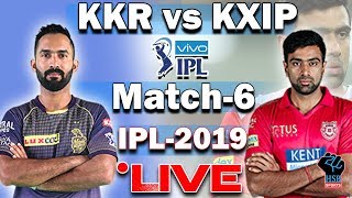 IPL 2019 Live Match:KKR vs KXIP IPL Live Streaming Score:#KKRvsKXIP