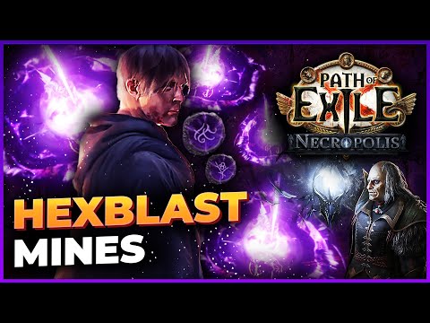Hexblast Mine Saboteur: MEGA Schaden mit AUTO-AIM (Mein League Starter Build für PoE 3.24)