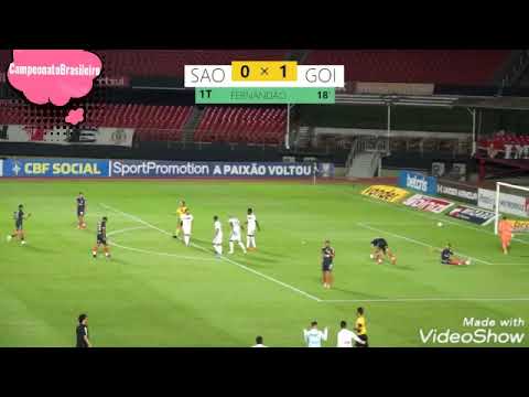São Paulo Vence Goiás de Virada Com gol Polêmico e fica na cola dos líderes