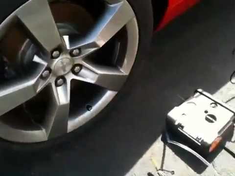 How To use the tire inflator kit on a 2012 Chevy Camaro - 1st State C