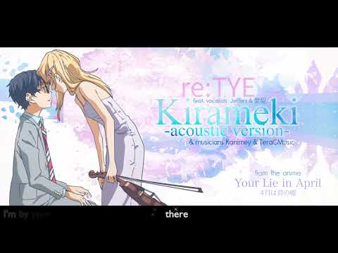 "Kirameki" (Acoustic Ver.) English Cover - Your Lie In April ED1 (feat.  愛梨。 & Jefferz)