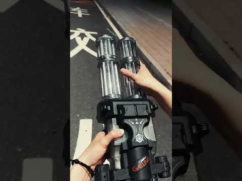 Critical Gatling Water Gun  #shortvideo #airsoftcqb #toys #trendingvideo #gündem