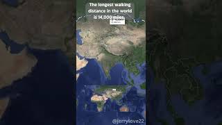 Longest Recorded Walking Journey: 46,600 Miles by Jean Béliveau.