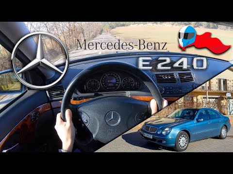 2002 Mercedes-Benz E240 W211 (130kW) POV 4K [Test Drive Hero] #105 ACCELERATION,ELASTICITY & DYNAMIC