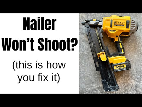 How To Fix a Dewalt Framing Nailer: QUICK & EASY!