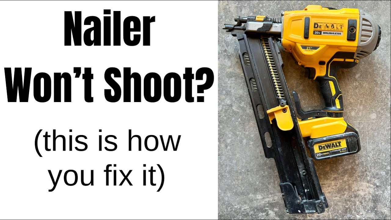 How To Fix a Dewalt Framing Nailer: QUICK & EASY!