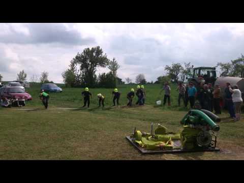 SDH Dolany - Kostelec požární útok 9.5.2015 2.pokus