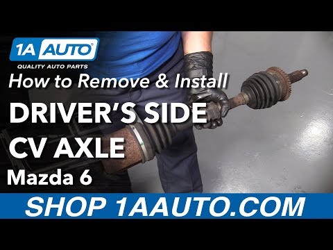 How to Replace Driver's CV Axle 06-08 Mazda 6