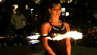 Led & Fire Hula Hoop Show - Walking & Roller Act video preview