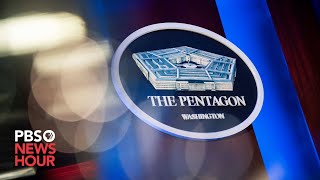 WATCH: Department of Defense officials hold news briefing at Pentagon