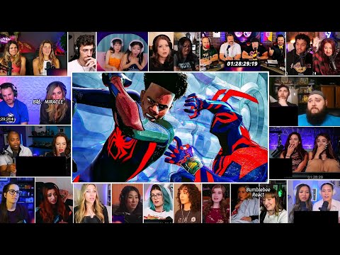 Miles vs Spider-Man 2099 Epic Fight Scene | Spider-Man: Across the Spider-Verse reaction mashup