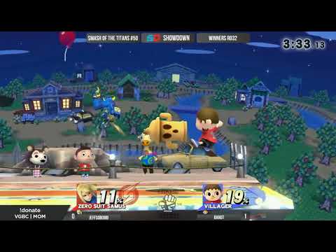 Smash of the Titans #50 - Winner Ro32: JEFFsoBOMB (ZSS) vs BaNdt (Villager)