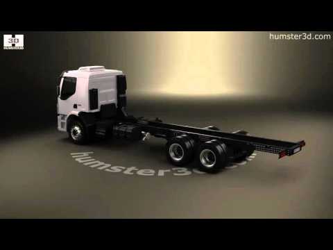 Volvo VM 270 Chassis Truck 3-axle 2017 3D model by 3DModels.org