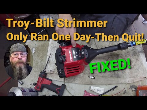 Troy-Bilt Trimmer Won't Start-Fixed!