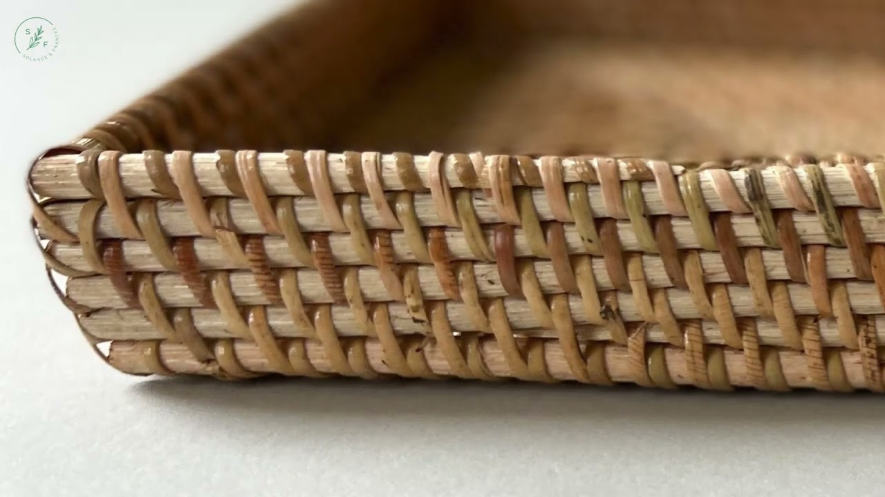 Rattan Rectangular Tray ✨