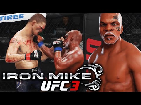 Mike Tyson Toughest Fight In UFC 3 Crazy Power! EA UFC 3 Career Mode Gameplay