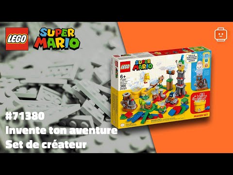 Vidéo LEGO Super Mario 71380 : Invente ton aventure - Set de créateur