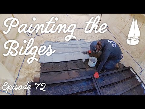 #72 Painting the Bilges - Dutch Barge Home