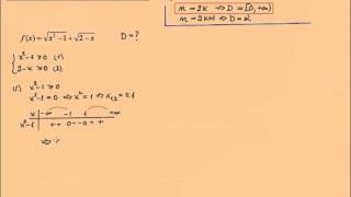 Functia radical - domeniu de definitie