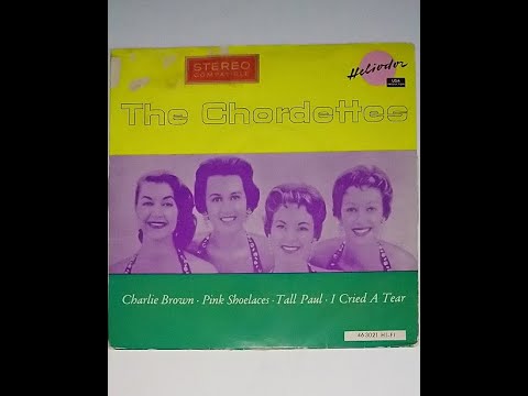 THE CHORDETTES  "Pink Shoe Laces"  Deutsche HELIODOR 1959 STEREO