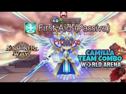 Camilla Team Combo in World Arena - Summoners War