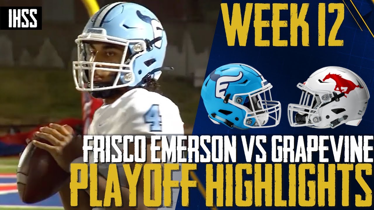 Frisco Emerson vs Grapevine - 2023 Week 12 Football Highlights